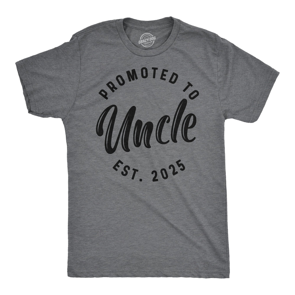 Promoted To Uncle 2025 Men's T Shirt product image 1