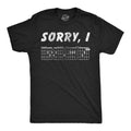 Sorry I D G A F Guitar Chords Men's T Shirt product image 1