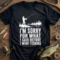 01w Sorry Fishing T-Shirt product image 1