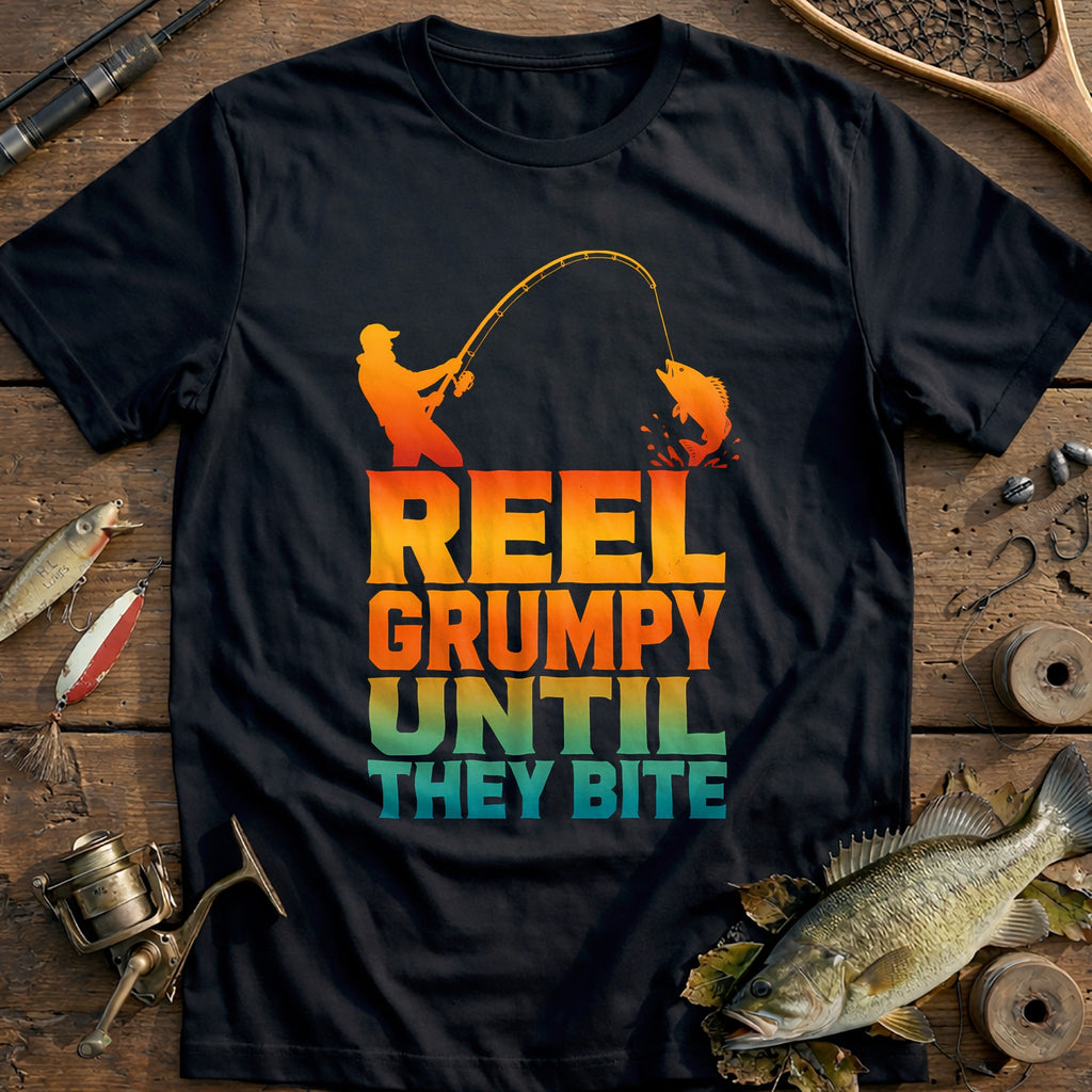 10g Reel Grumpy Fishing T-Shirt product image 2