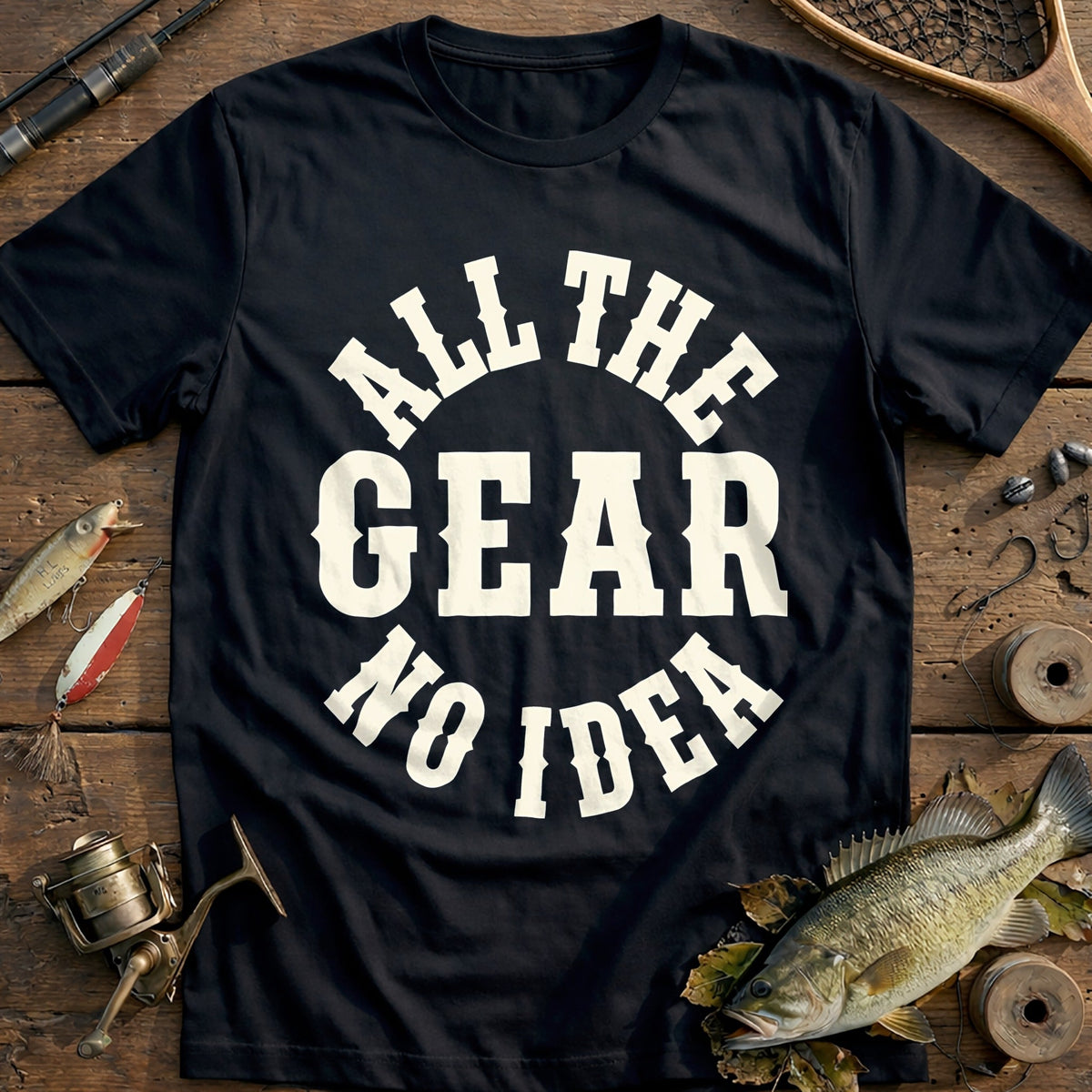 All the Gear no Idea Fishing T-Shirt AU product image 2