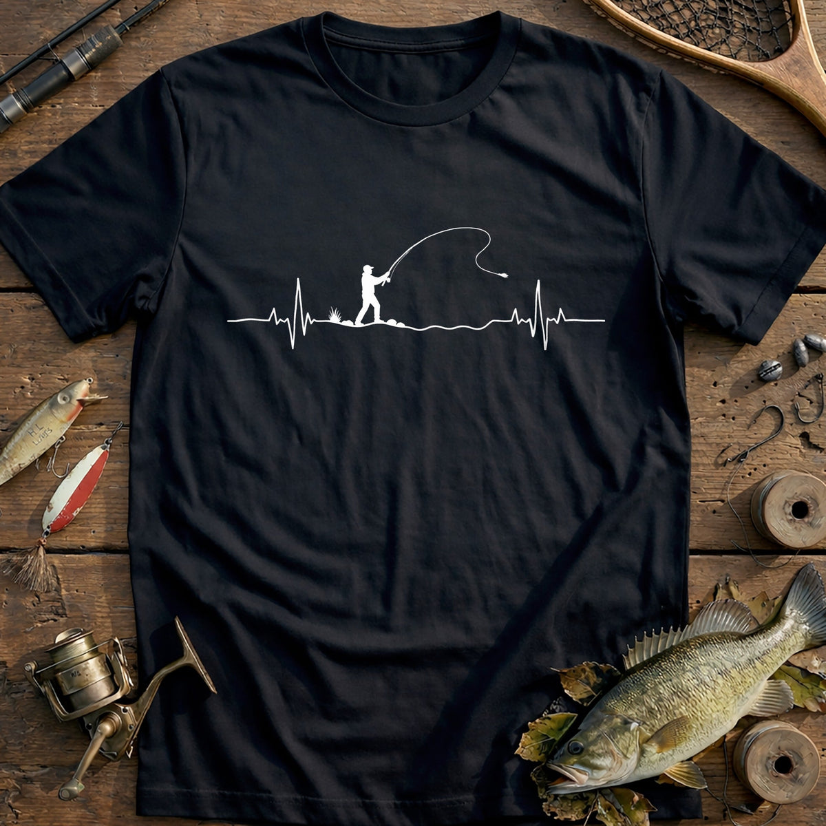 Angler Riverbank Fishing T-Shirt product image 3