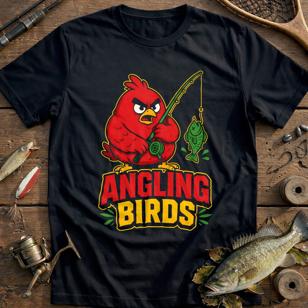Angling Birds Fishing T-Shirt product image 2