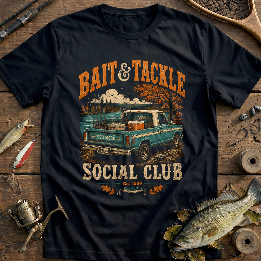Bait Tackle Social Club Fishing T-Shirt EU product image 3