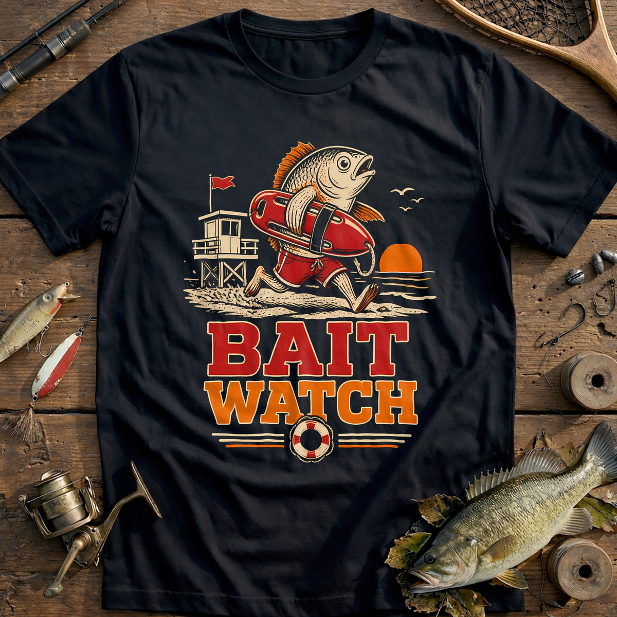 Bait Watch Fishing T-Shirt product image 2