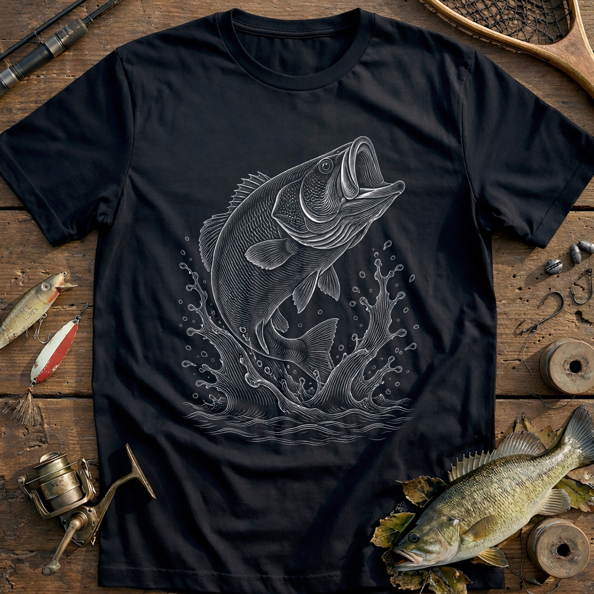 Bass Fishing T-Shirt product image 2