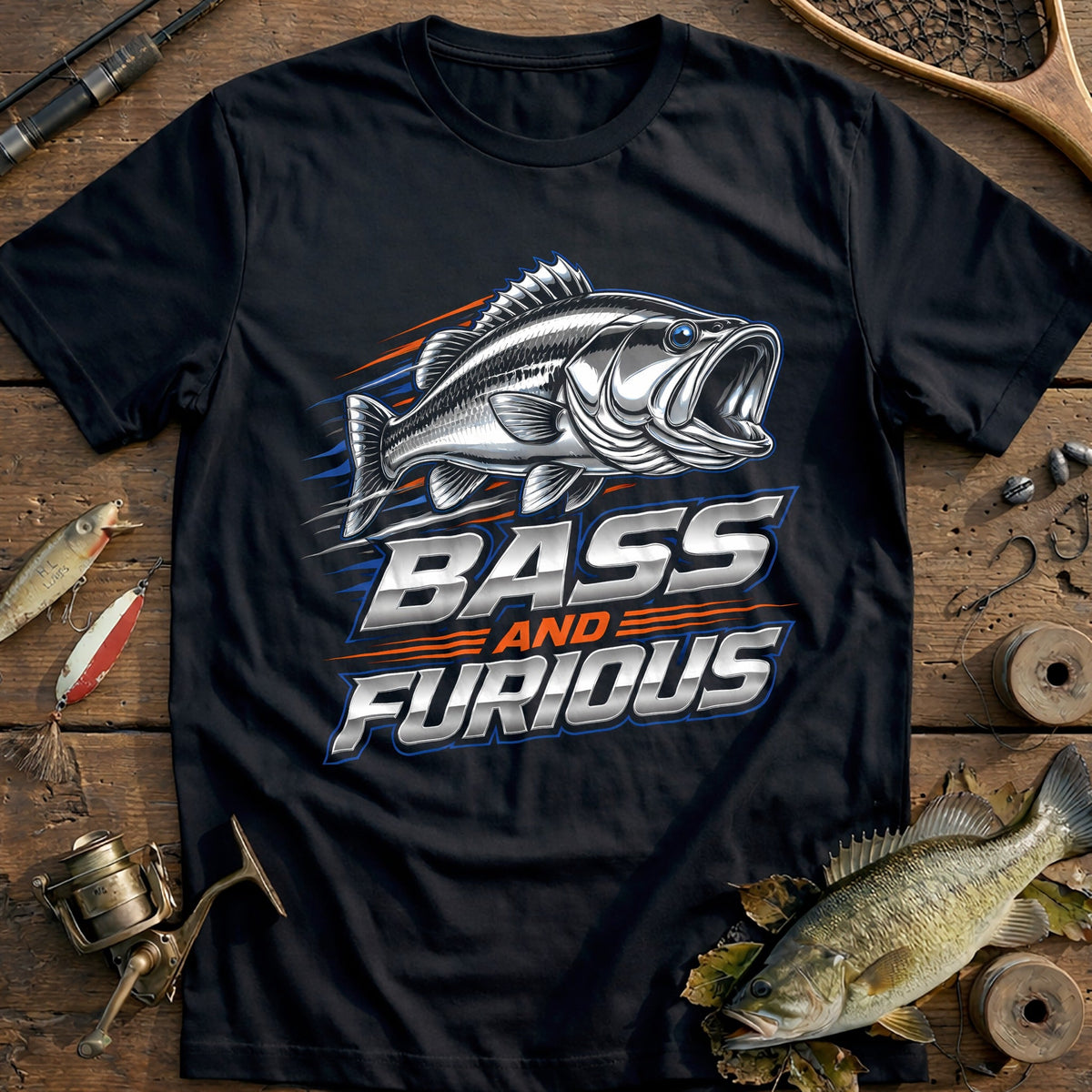 Bass and Furious Fishing T-Shirt product image 2