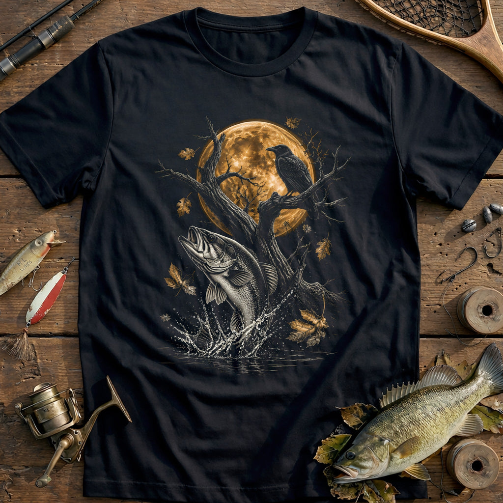 Bass Raven Dead Oak Fishing T-Shirt US product image 3