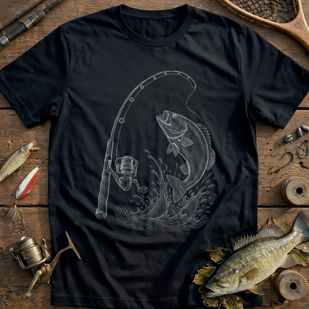 Bent Rod Fishing T-Shirt product image 1