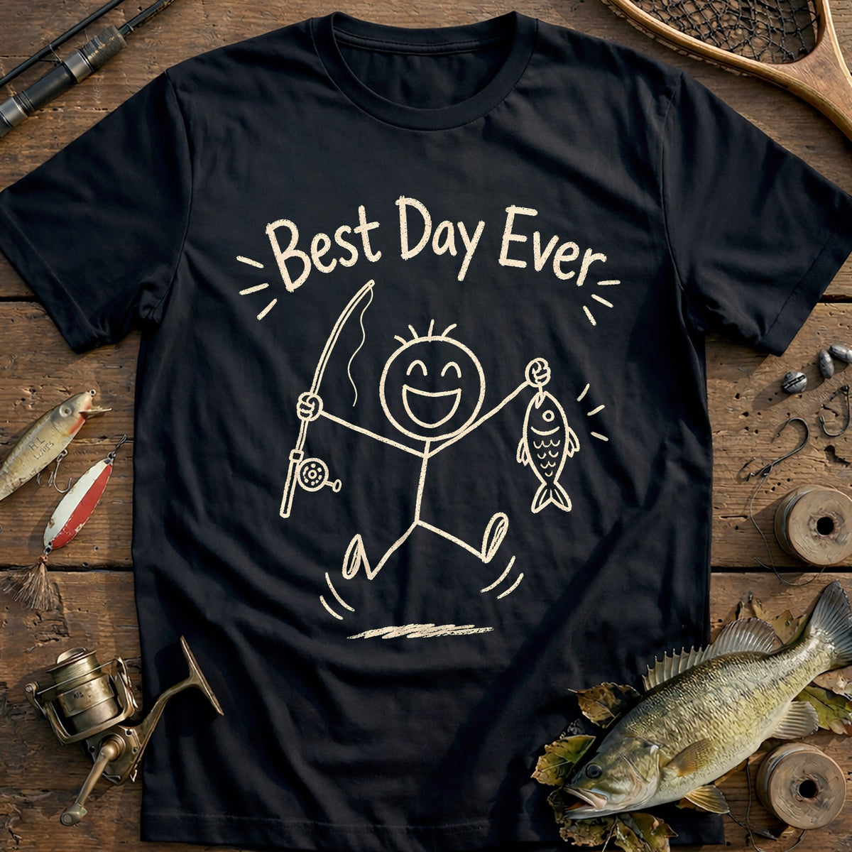Best Day Ever Fishing T-Shirt product image 3