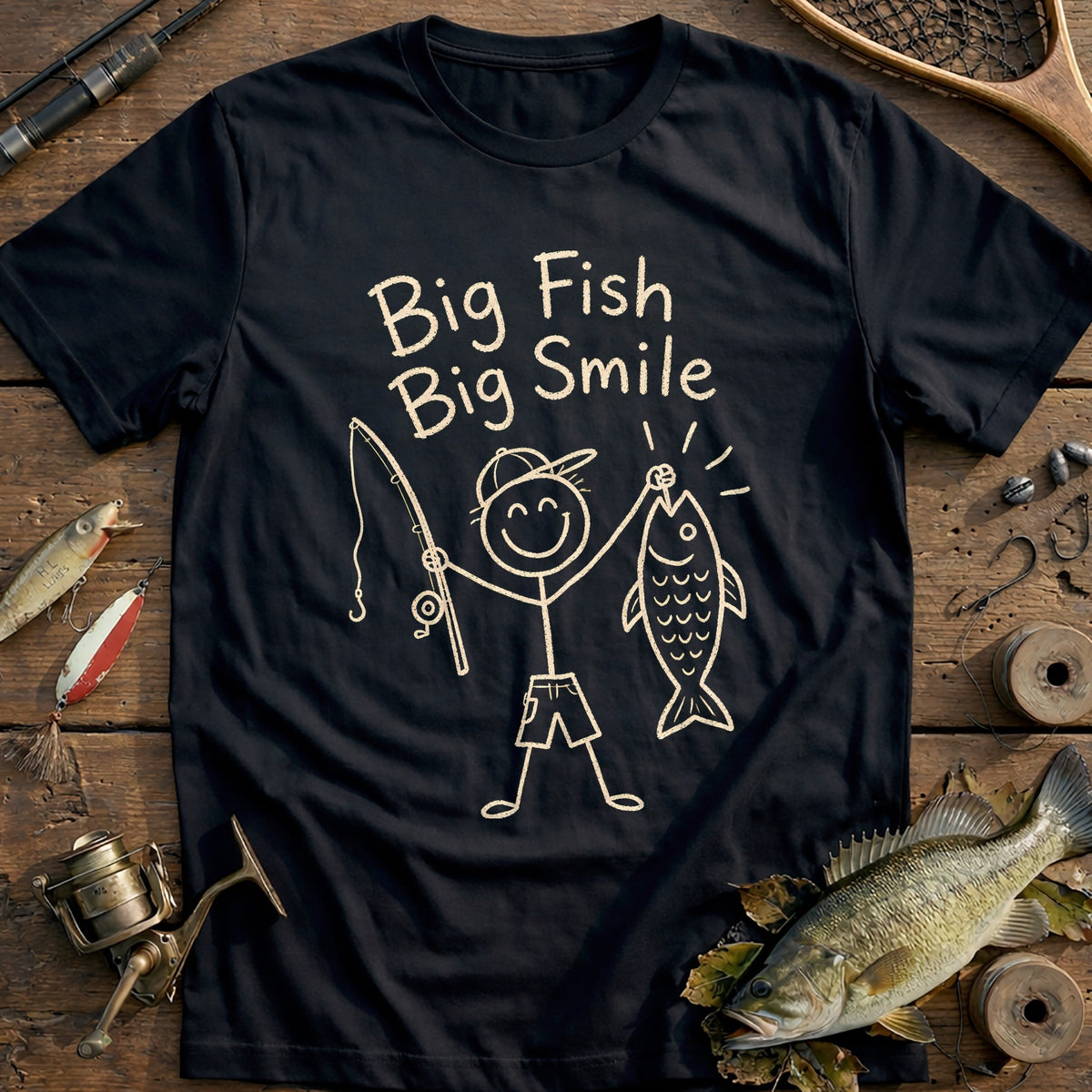 Big Fish Smile Fishing T-Shirt AU product image 3
