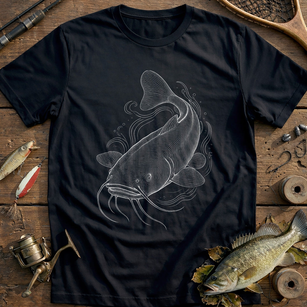 Catfish Fishing T-Shirt product image 1