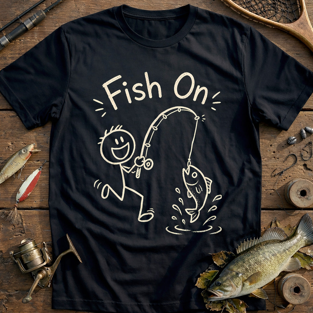 Fish On Fishing T-Shirt US product image 3