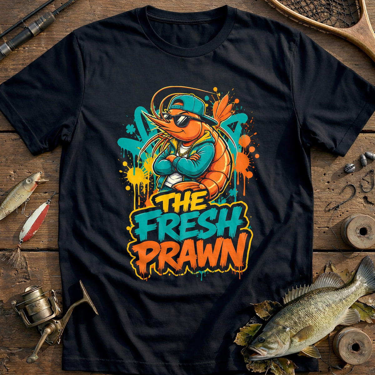 Fresh Prawn Fishing T-Shirt product image 2