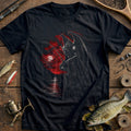 Gargoyle Fishing Red T-Shirt product image 1