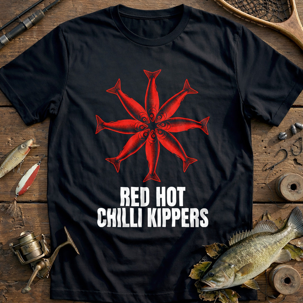 Red Hot Chilli Kippers Fishing T-Shirt product image 3