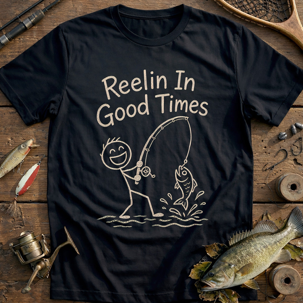 Reelin in Good Times Fishing T-Shirt US product image 1