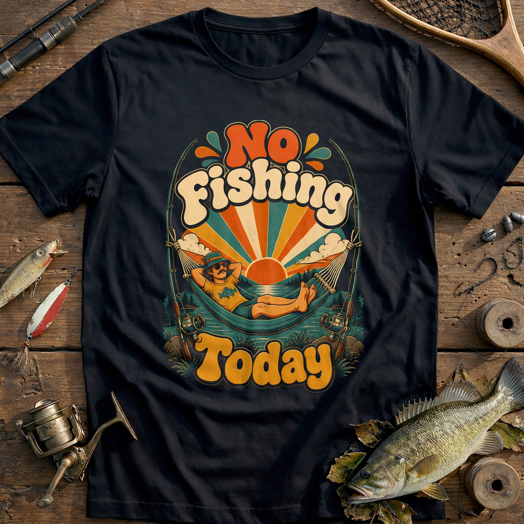 Retro Groovy Fishing T-Shirt EU product image 2