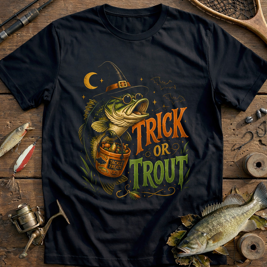 Trick or Trout Fishing T-Shirt EU product image 3