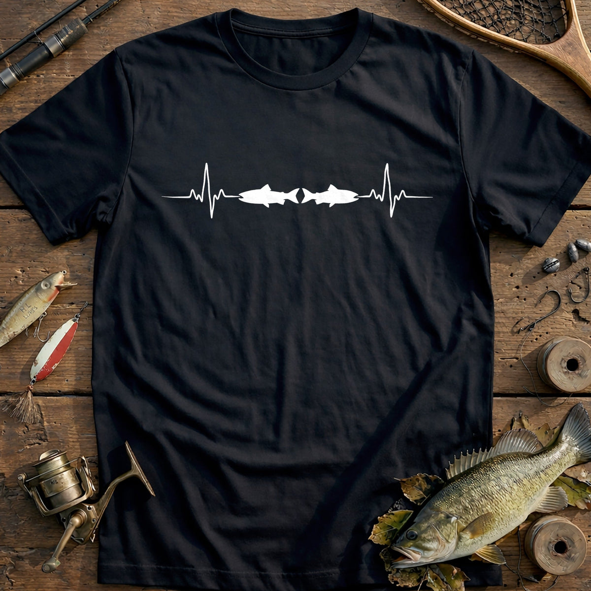 Two Fish Fishing T-Shirt product image 3