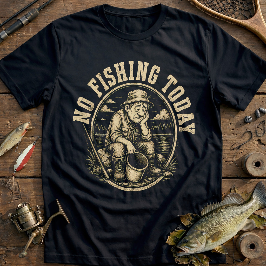 Vintage Emblem Fishing T-Shirt US product image 3