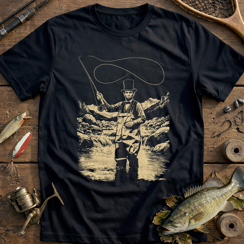 Cowboy Fly Fishing Angler T-Shirt US product image 2