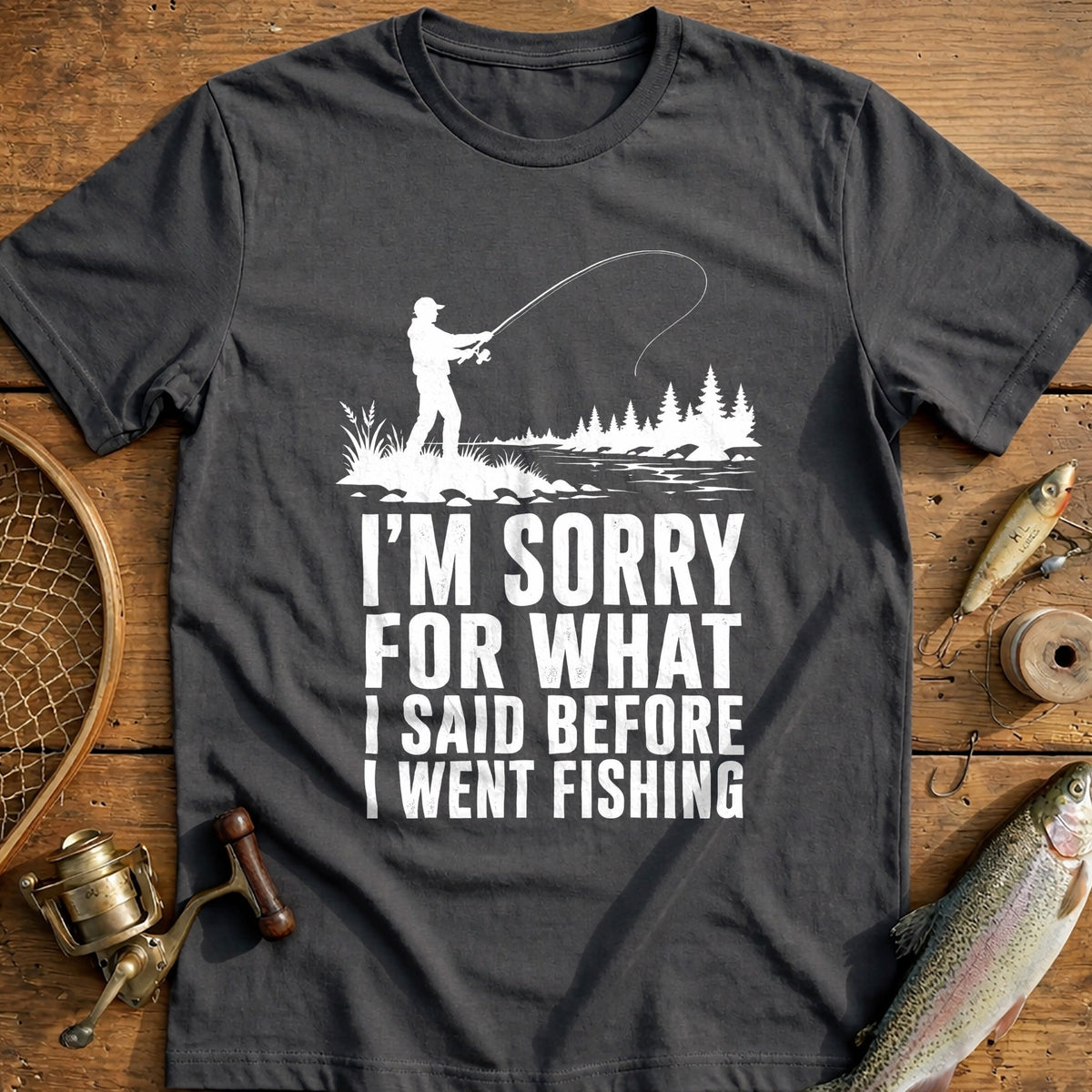 01w Sorry Fishing T-Shirt product image 4