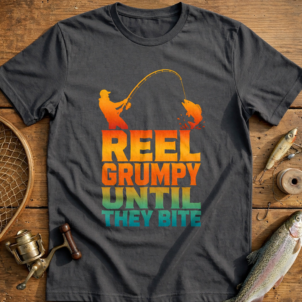 10g Reel Grumpy Fishing T-Shirt product image 3