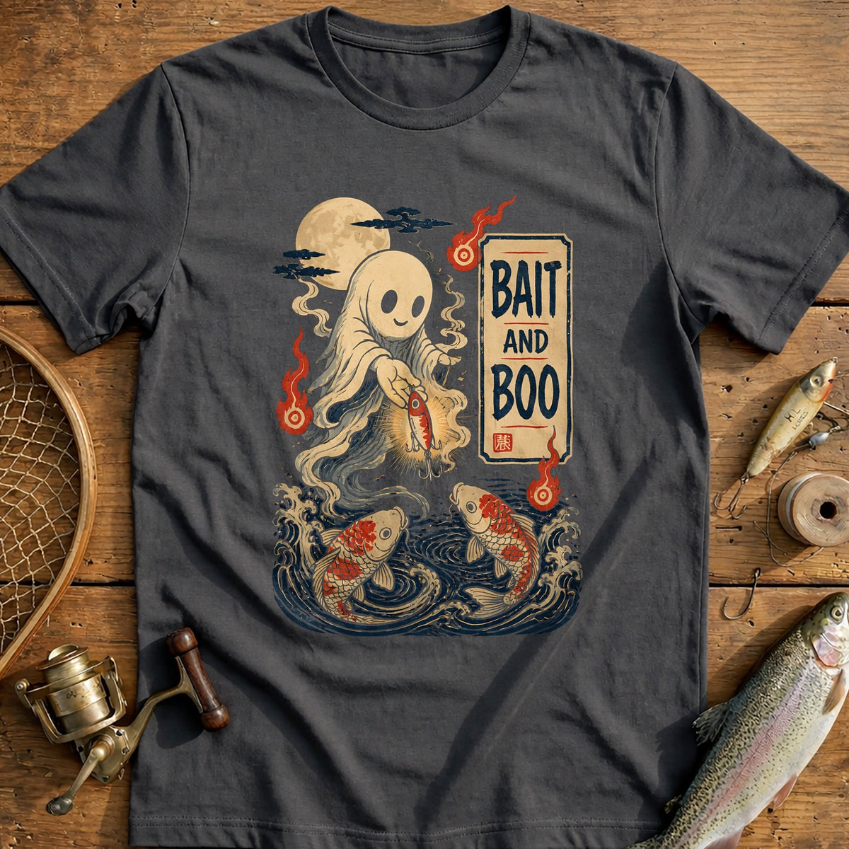 Bait and Boo Fishing T-Shirt product image 4