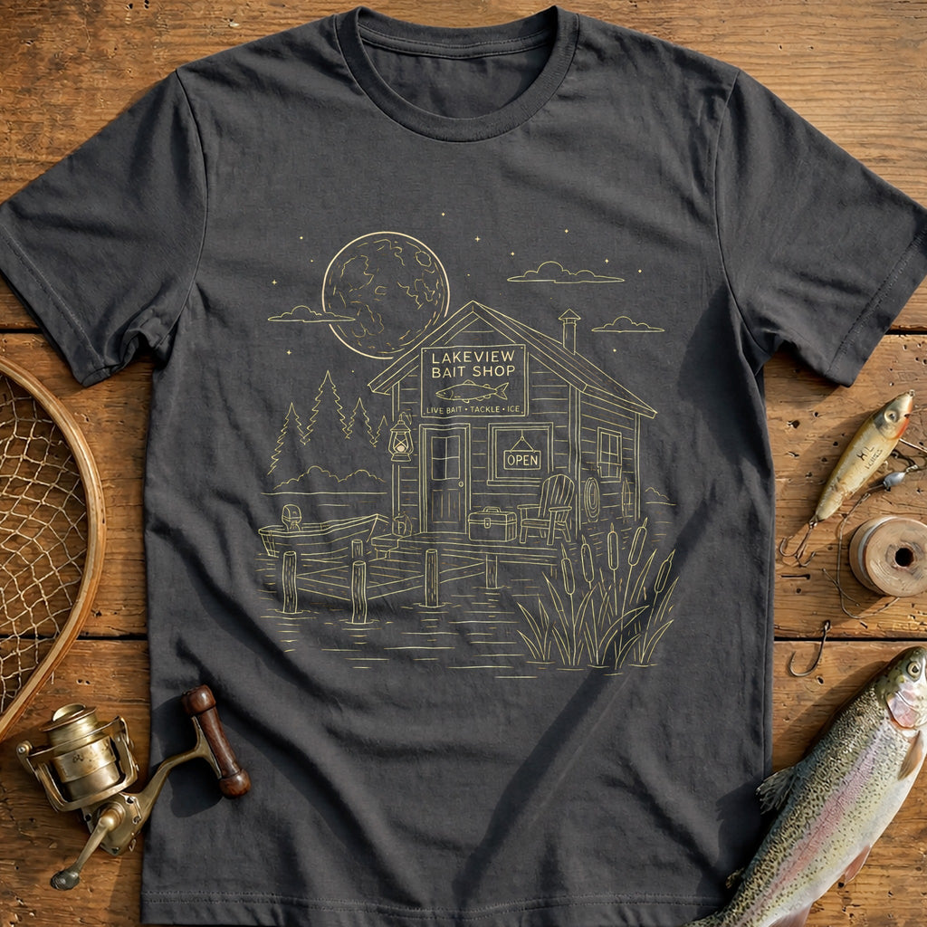Bait Shop Night Fishing T-Shirt AU product image 3