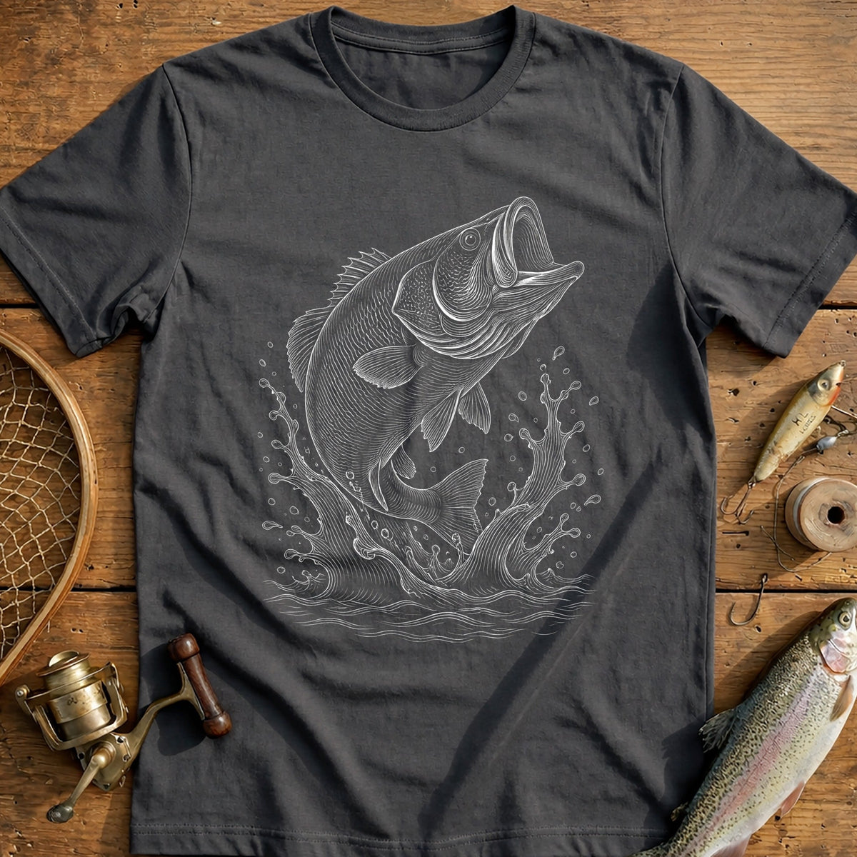 Bass Fishing T-Shirt product image 3