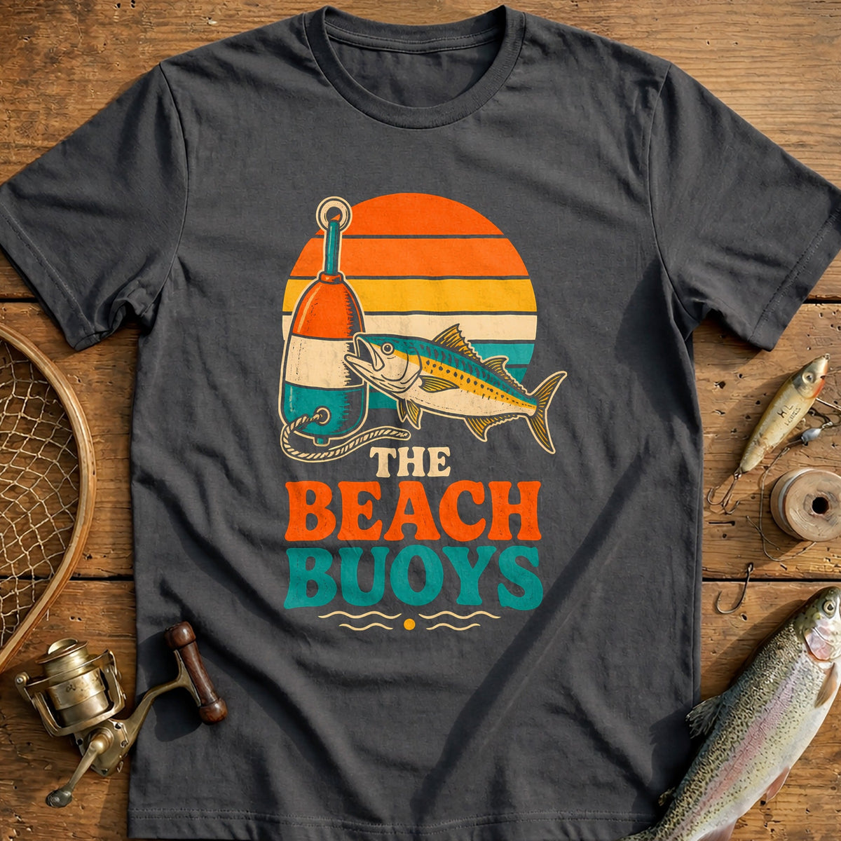 Beach Buoys Fishing T-Shirt product image 3