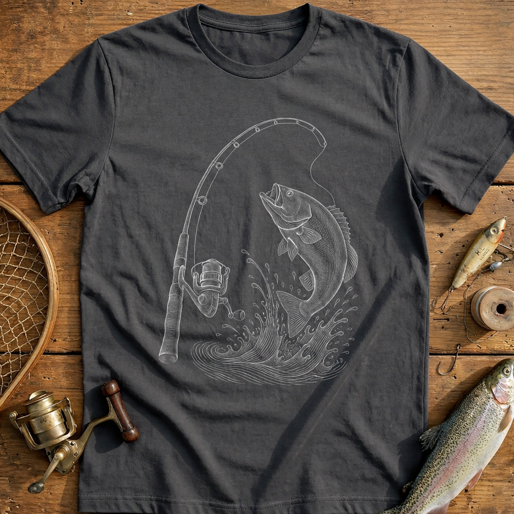 Bent Rod Fishing T-Shirt product image 4