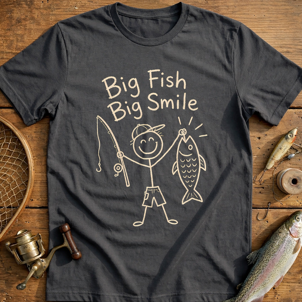 Big Fish Smile Fishing T-Shirt EU product image 1
