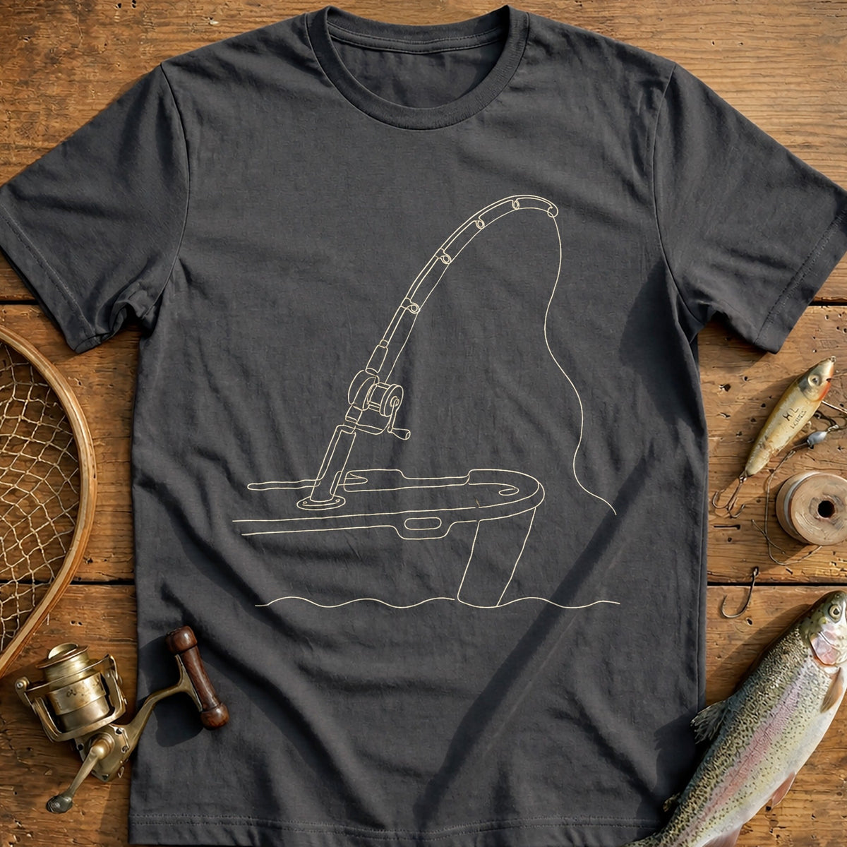 Big Rod Deep Water Fishing T-Shirt EU product image 3
