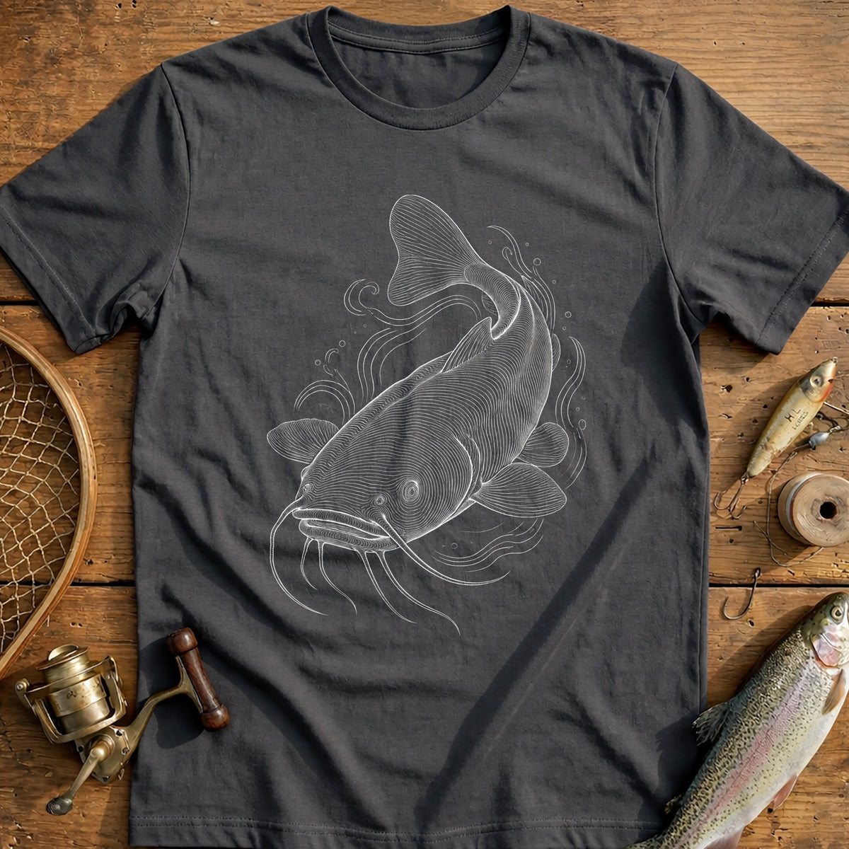 Catfish Fishing T-Shirt product image 3