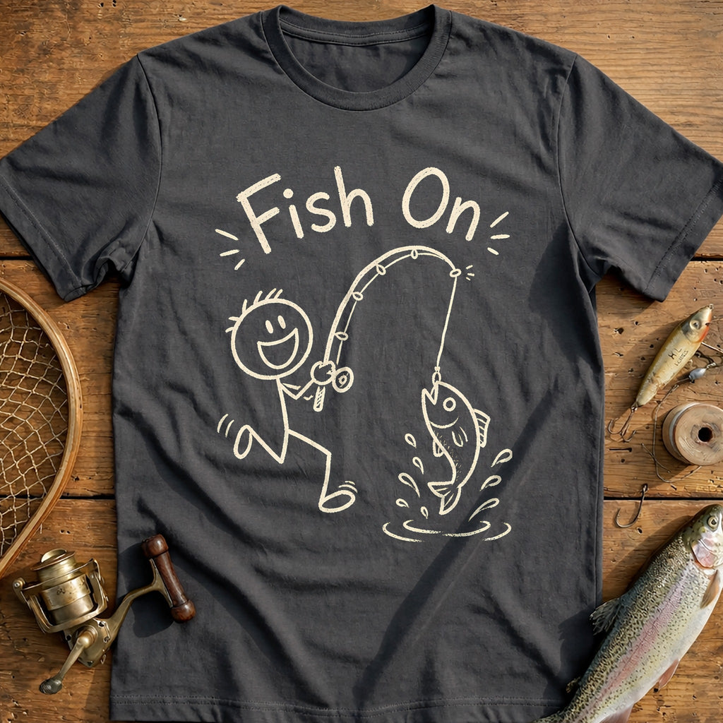 Fish On Fishing T-Shirt US product image 1