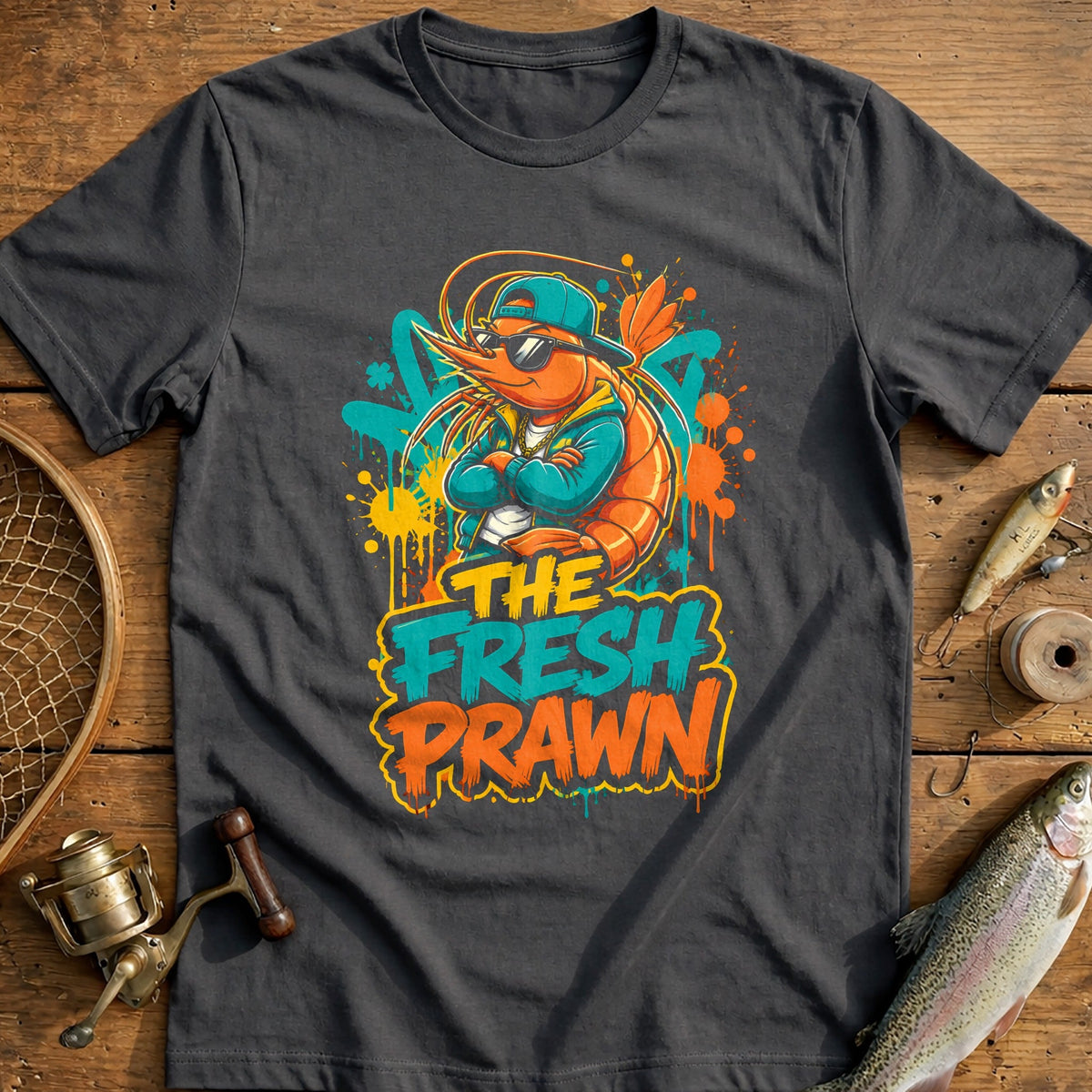 Fresh Prawn Fishing T-Shirt product image 3
