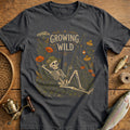 Growing Wild Skeleton Fishing T-Shirt US product image 1
