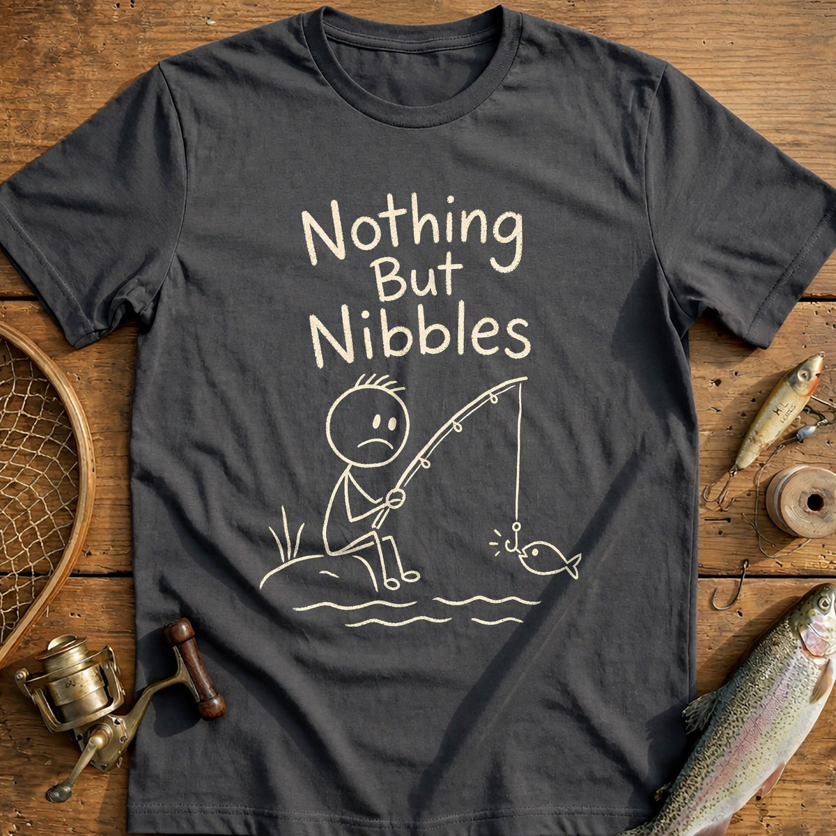 Nothing but Nibbles Fishing T-Shirt product image 3
