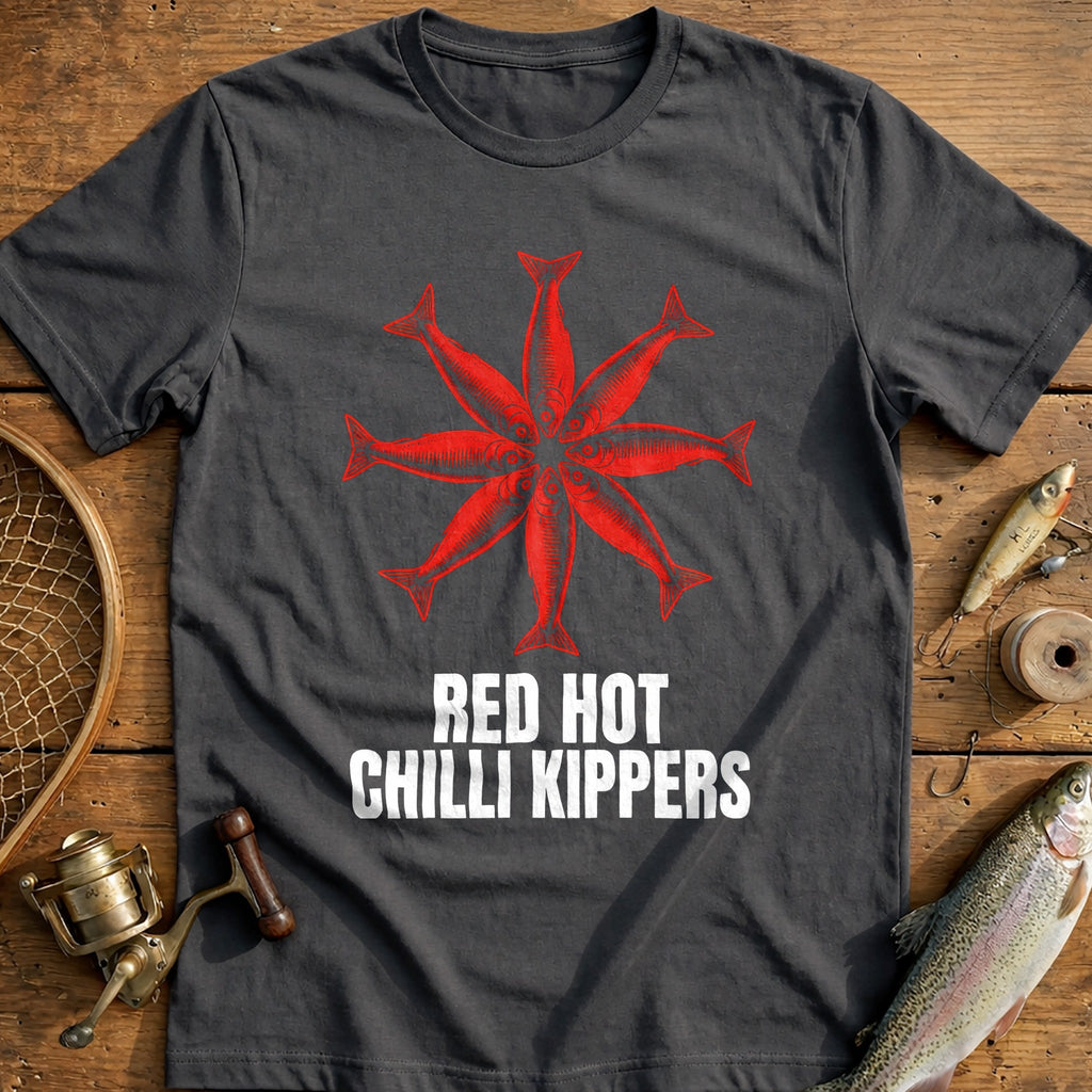 Red Hot Chilli Kippers Fishing T-Shirt product image 1