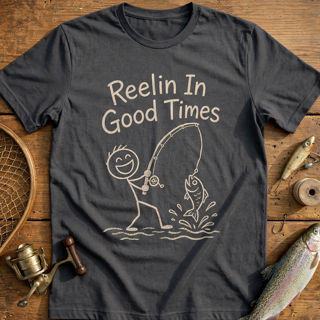 Reelin in Good Times Fishing T-Shirt AU product image 3