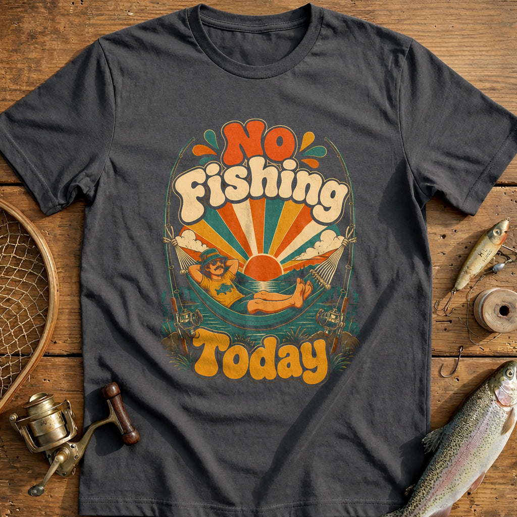 Retro Groovy Fishing T-Shirt EU product image 3