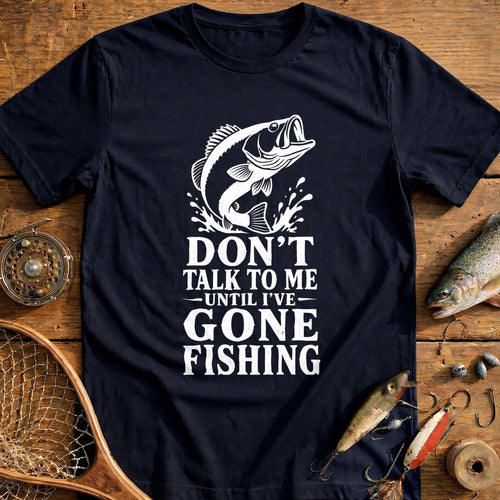 02w Dont Talk Fishing T-Shirt product image 2