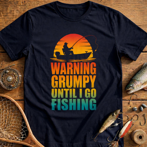 07g Warning Fishing T-Shirt product image 1