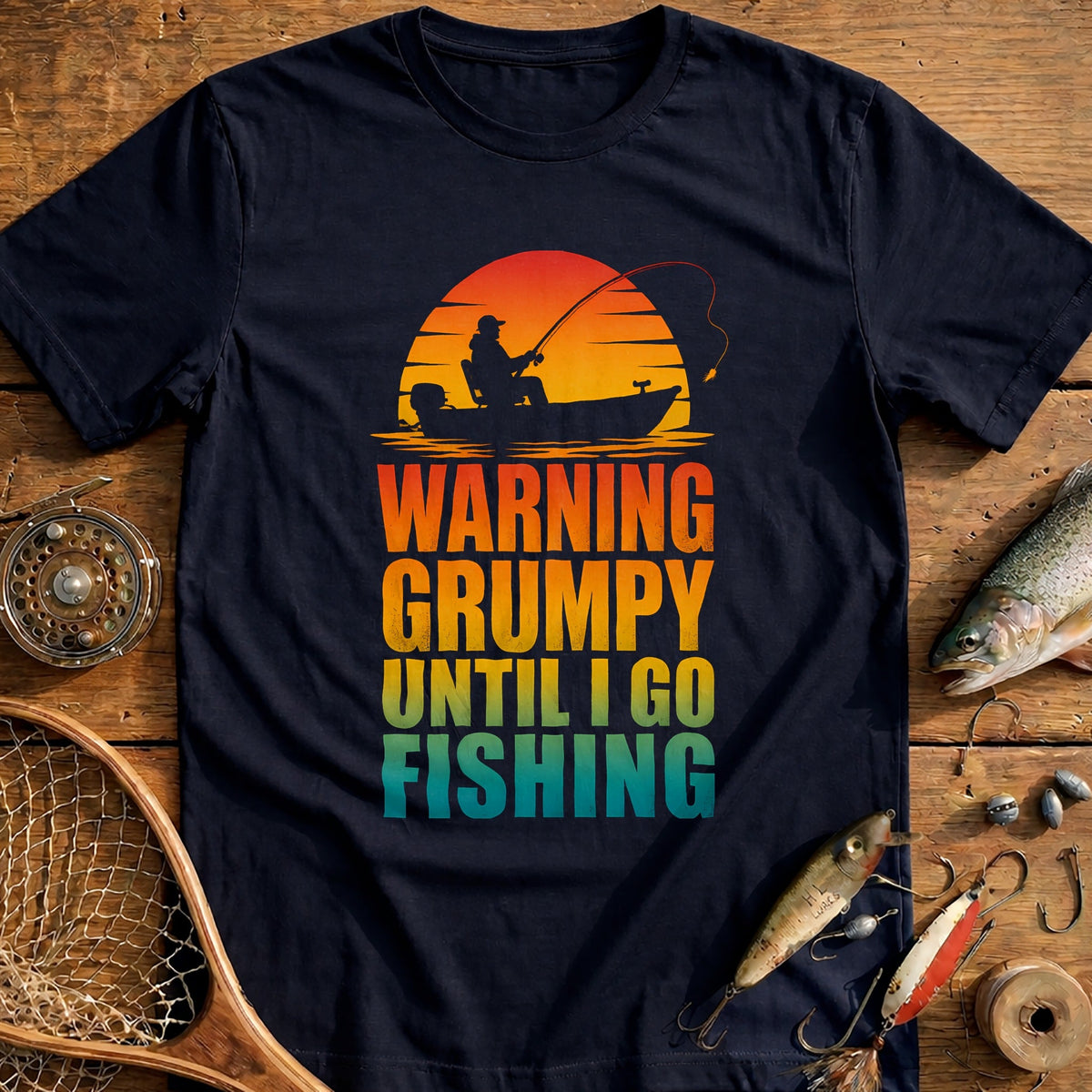 07g Warning Fishing T-Shirt US product image 1