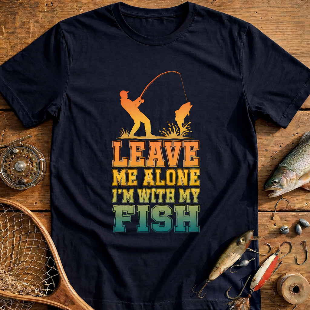 09g Leave Alone Fishing T-Shirt US product image 2