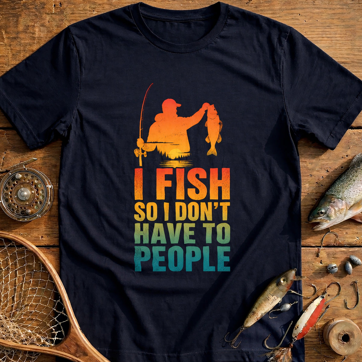 12g Dont People Fishing T-Shirt US product image 2