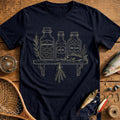 Apothecary Bait Bottles Fishing T-Shirt US product image 1