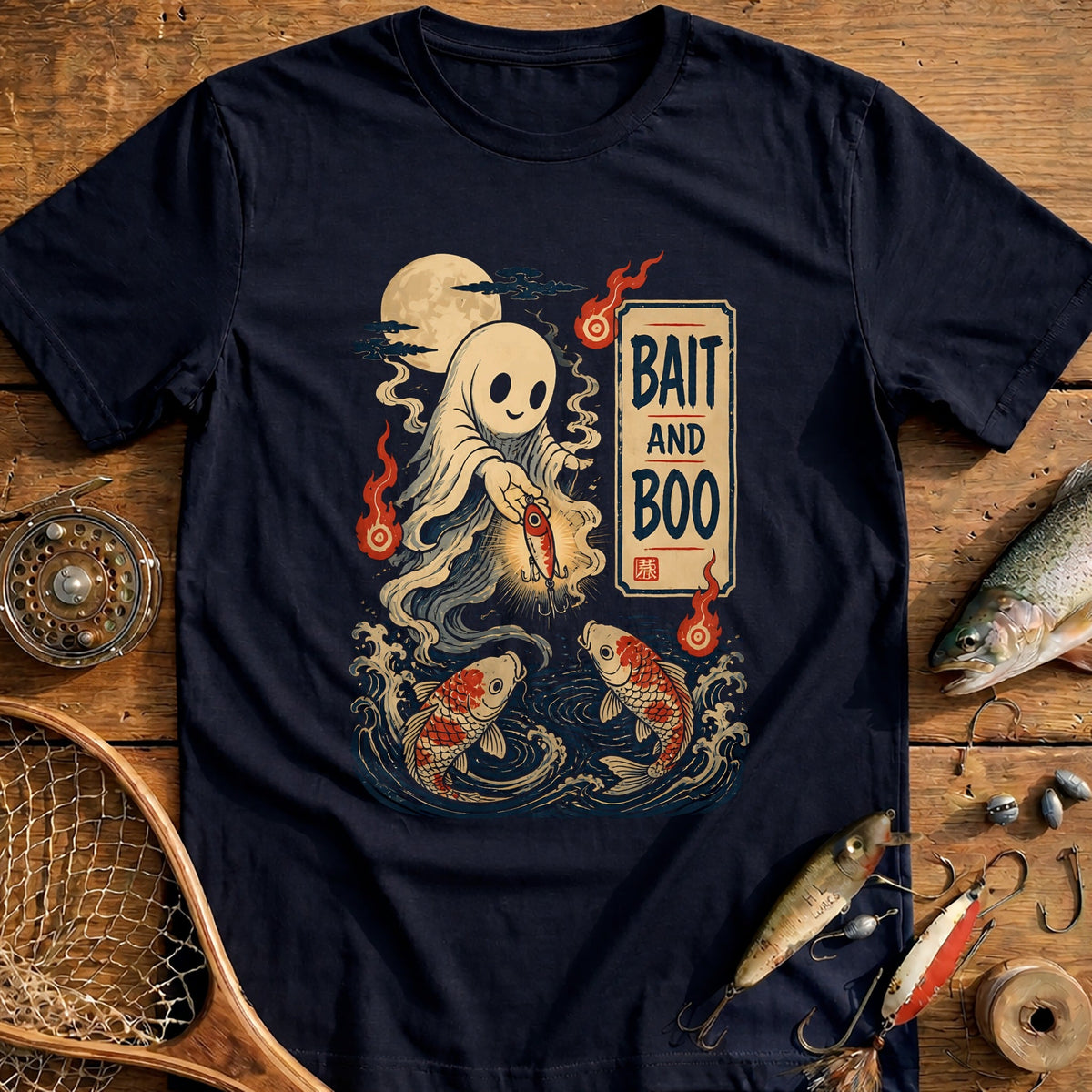 Bait and Boo Fishing T-Shirt EU product image 2